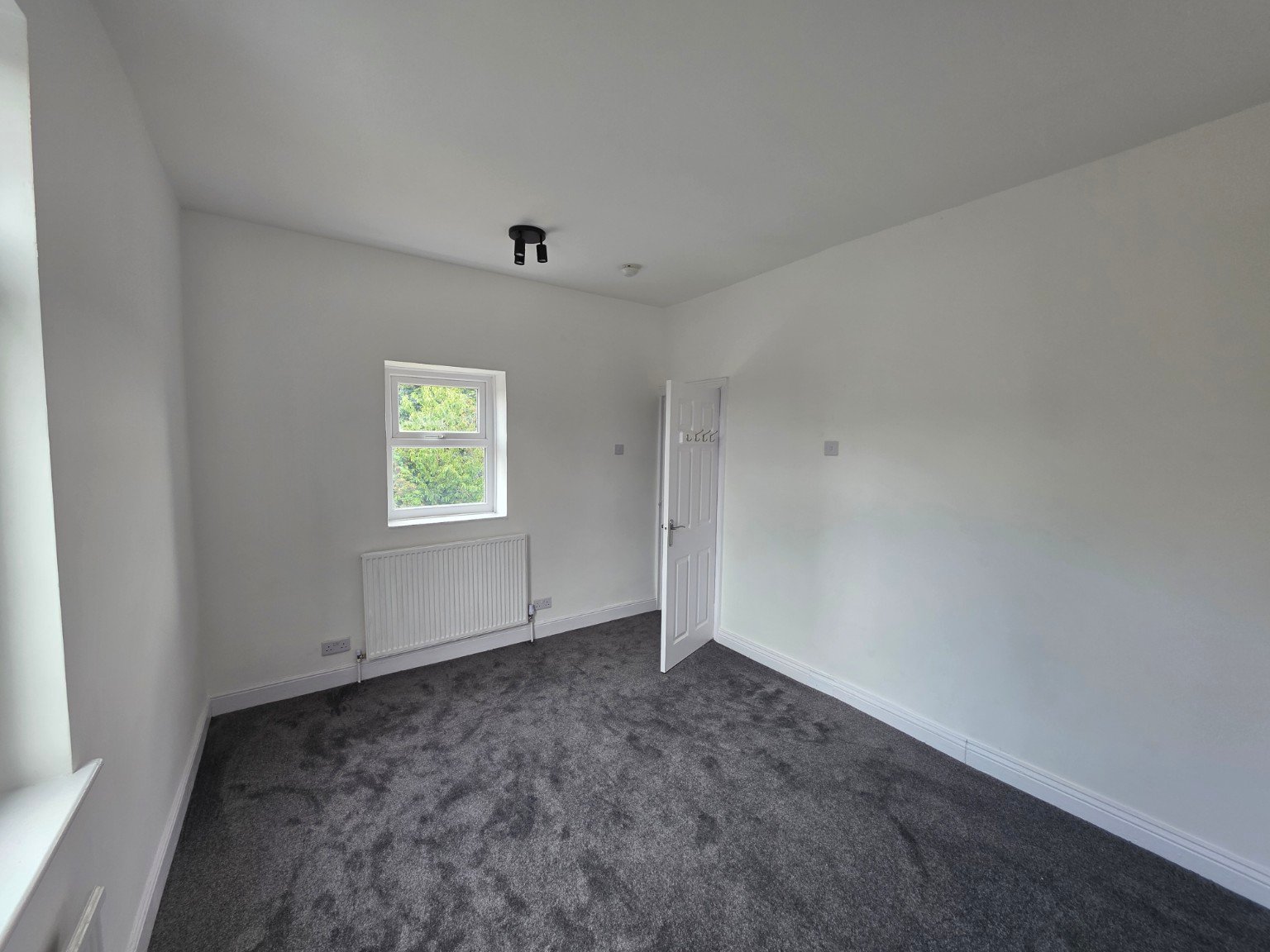 Completed carpet installation in a three bedroom property