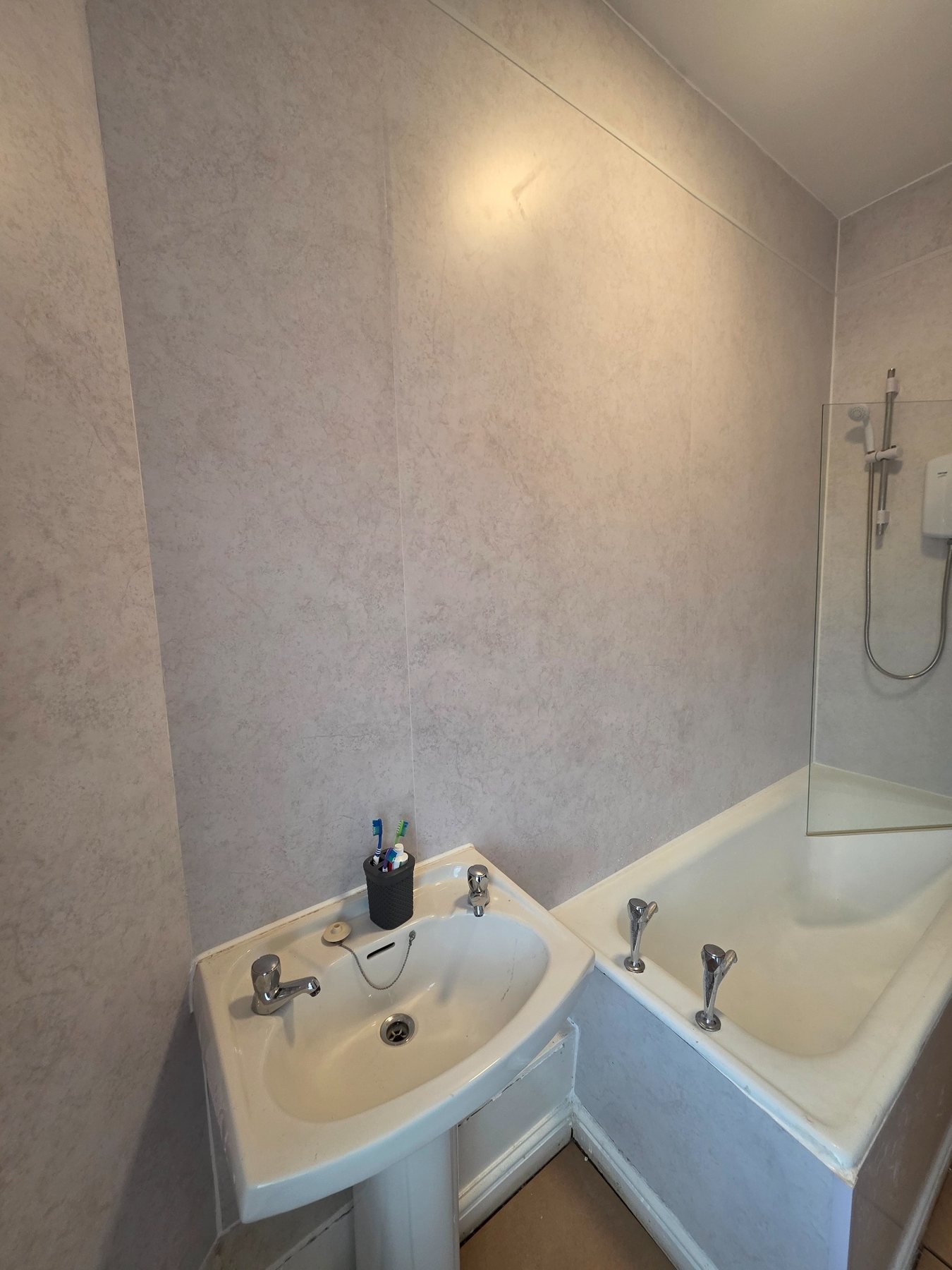 After - Shower Boarding & Bathroom Flooring project photo