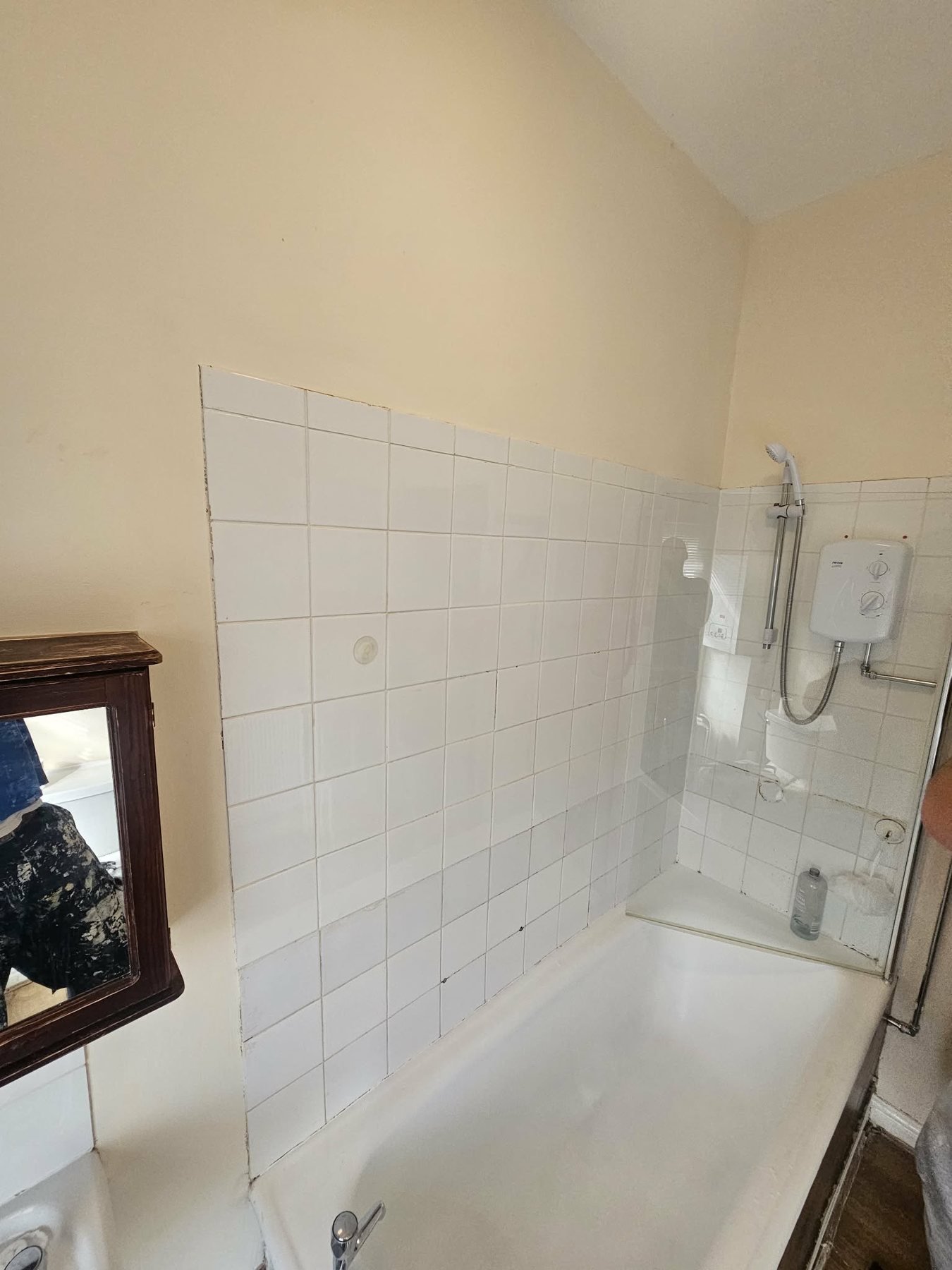 Before - Shower Boarding & Bathroom Flooring project photo