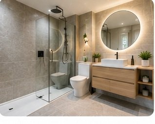 Renovated bathroom