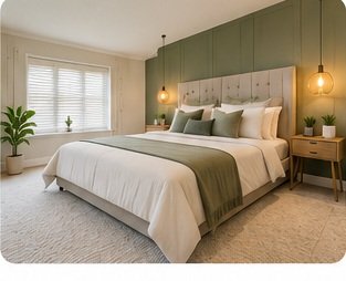 Renovated bedroom