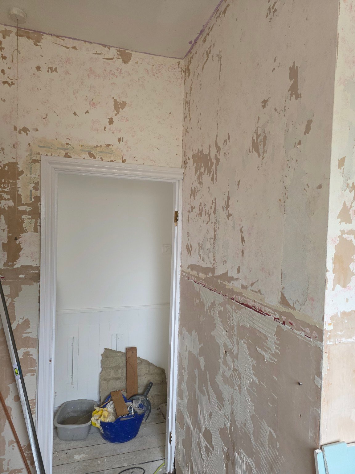 During - Full Bathroom Strip-Out & Tiling project photo