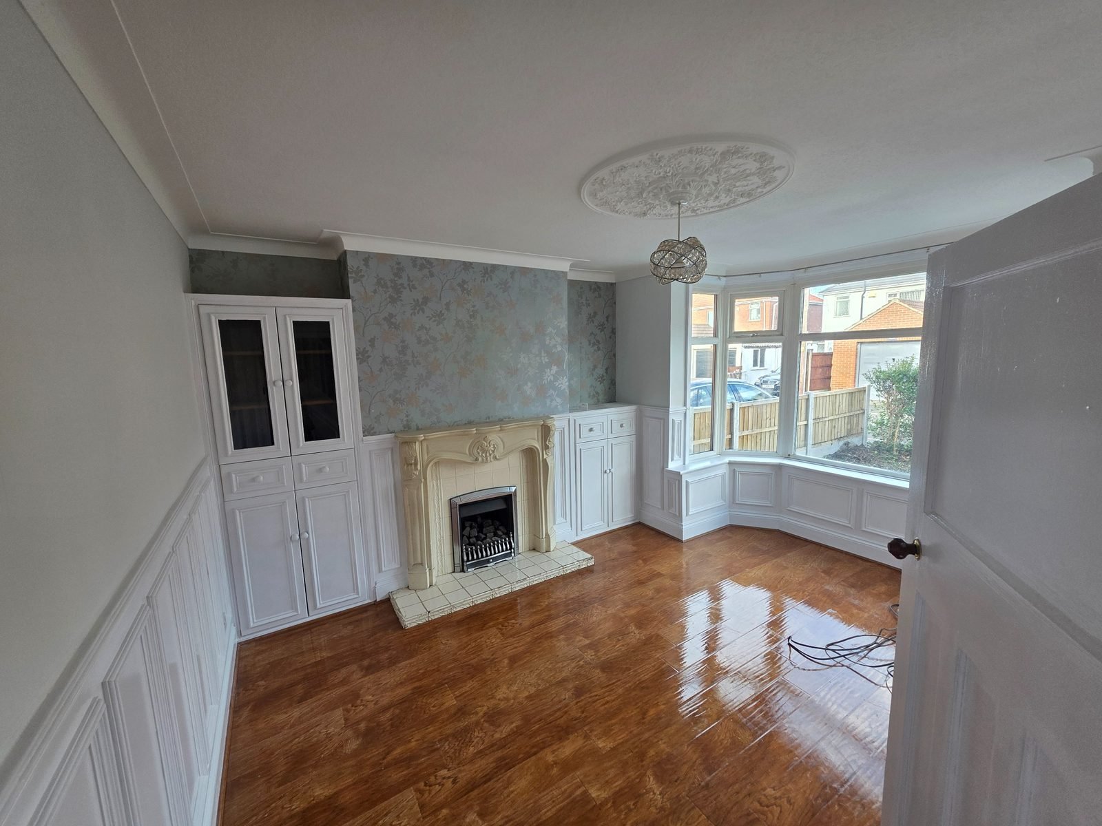 Professionally painted and decorated room
