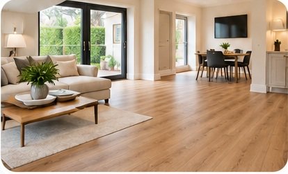 Modern flooring installation